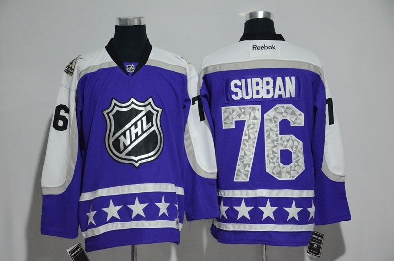 2017 NHL Nashville Predators #76 Subban blue All Star jerseys->->NHL Jersey